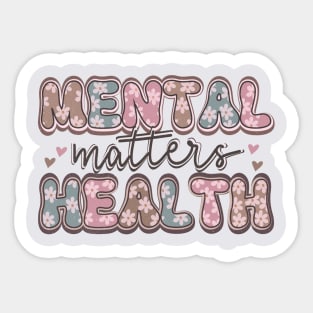 Mental Health Matters Awareness Sticker